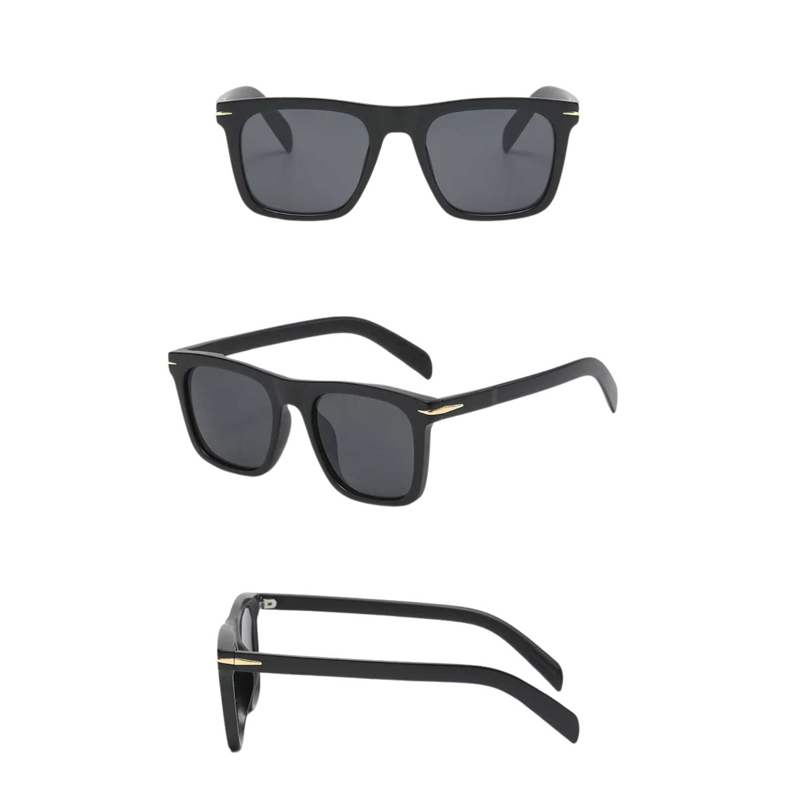 Óculos de Sol Classic Square Rivet -  UV400
