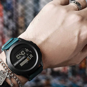 Esporte masculino led relógios marca de tipo digital - Yikaze